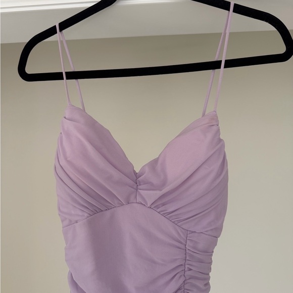 Lulu's Lavender Midi Dress - Picture 2 of 4